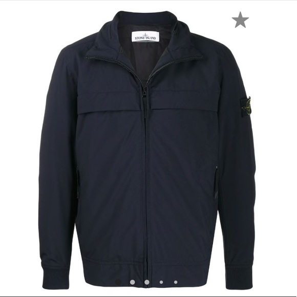 STONE ISLAND soft shell - r jacket in Navy - Picture 2 of 3